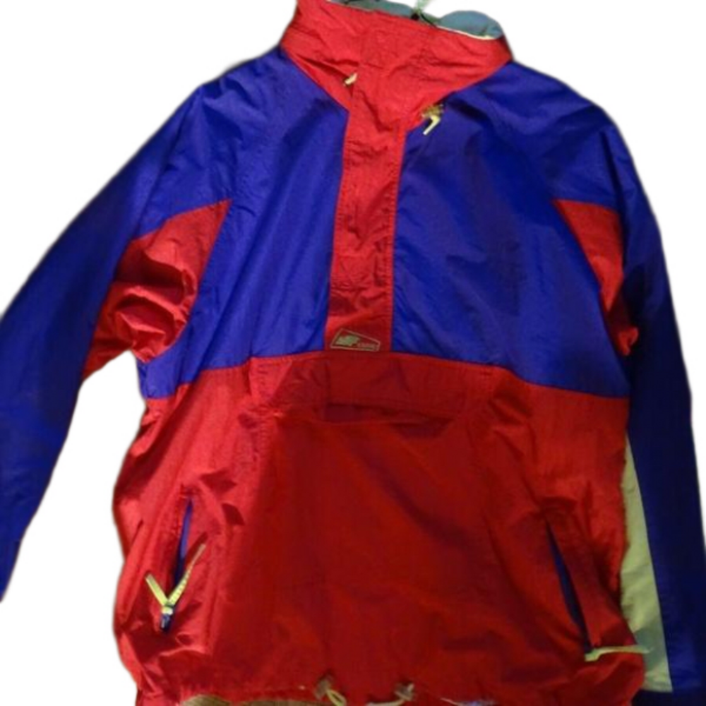UNISEX  VINTAGE KARHU WINDBREAKER PULLOVER  3/4 ZIP UP JACKET